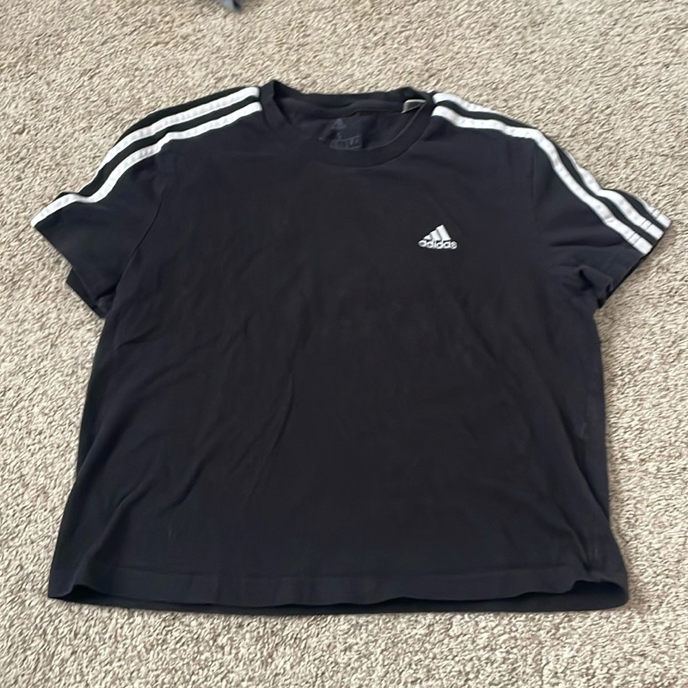 Black and White Adidas Women’s Shirt
Small
